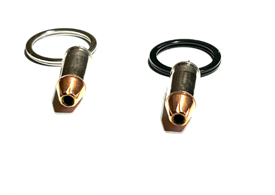 9mm Nickel Plated Keychain