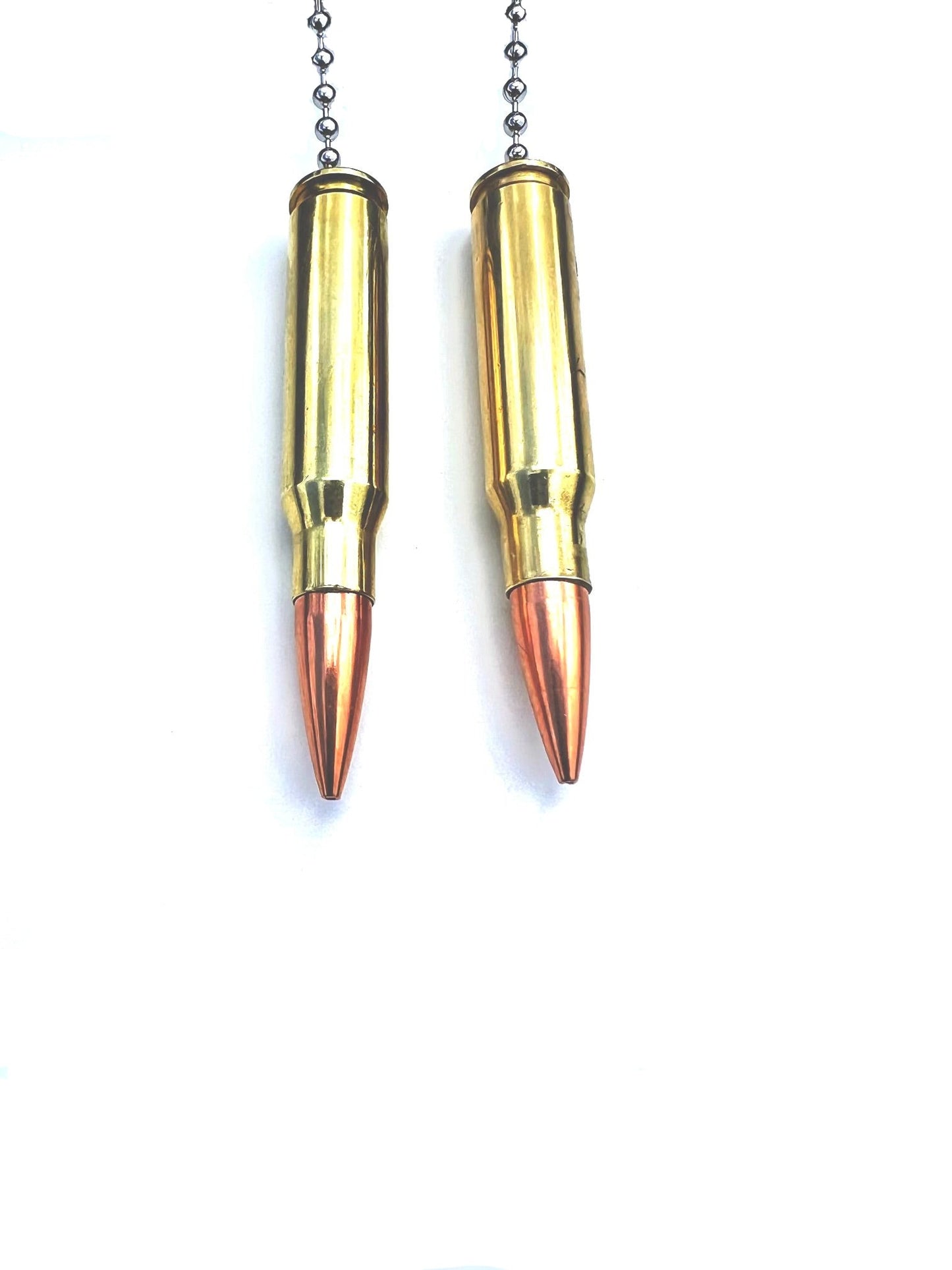 308-7.62 FMJ bullet chain pull. Made from once fired ammo brass