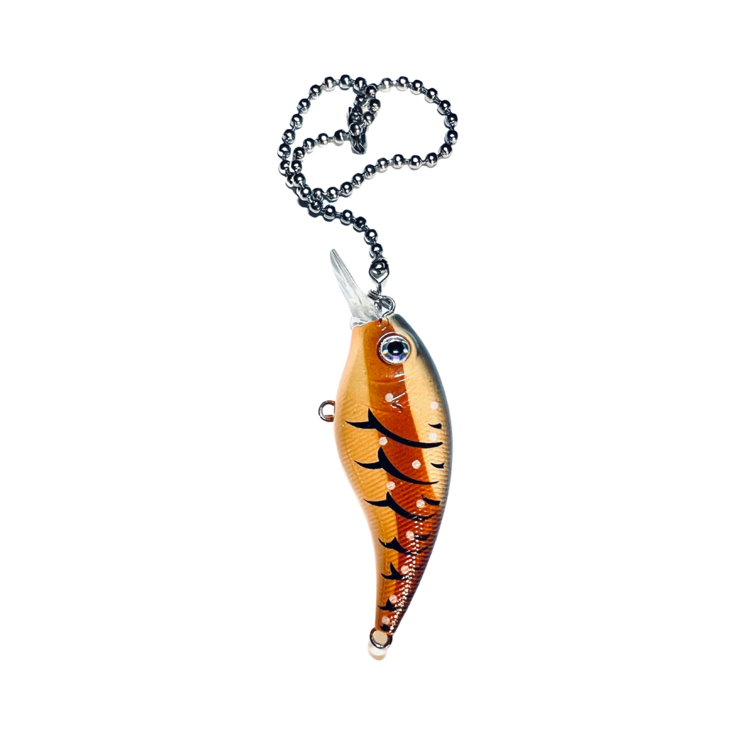 Crank Bait Chain Pull Lure (Brown)