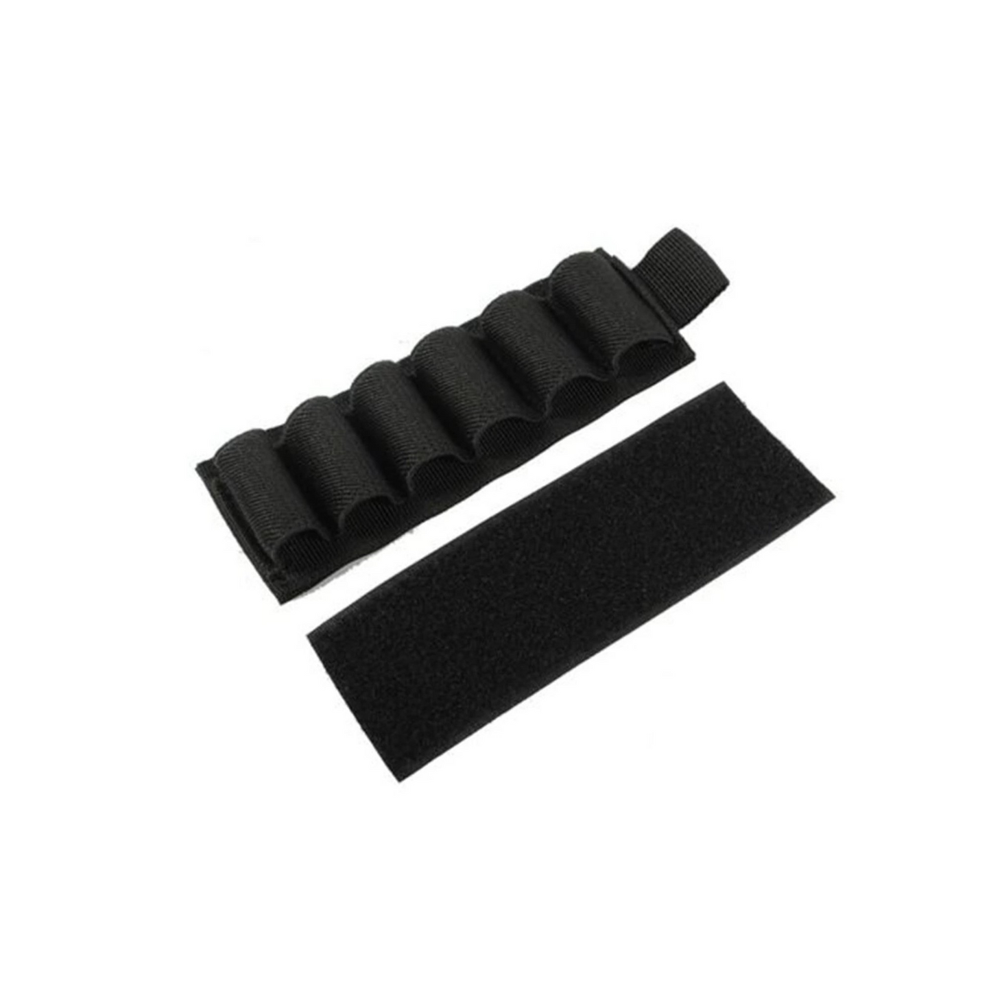 6 Rounds Black Shell Card Holder for Rifle Shotgun Cartridge 12/20 Gauge Shell