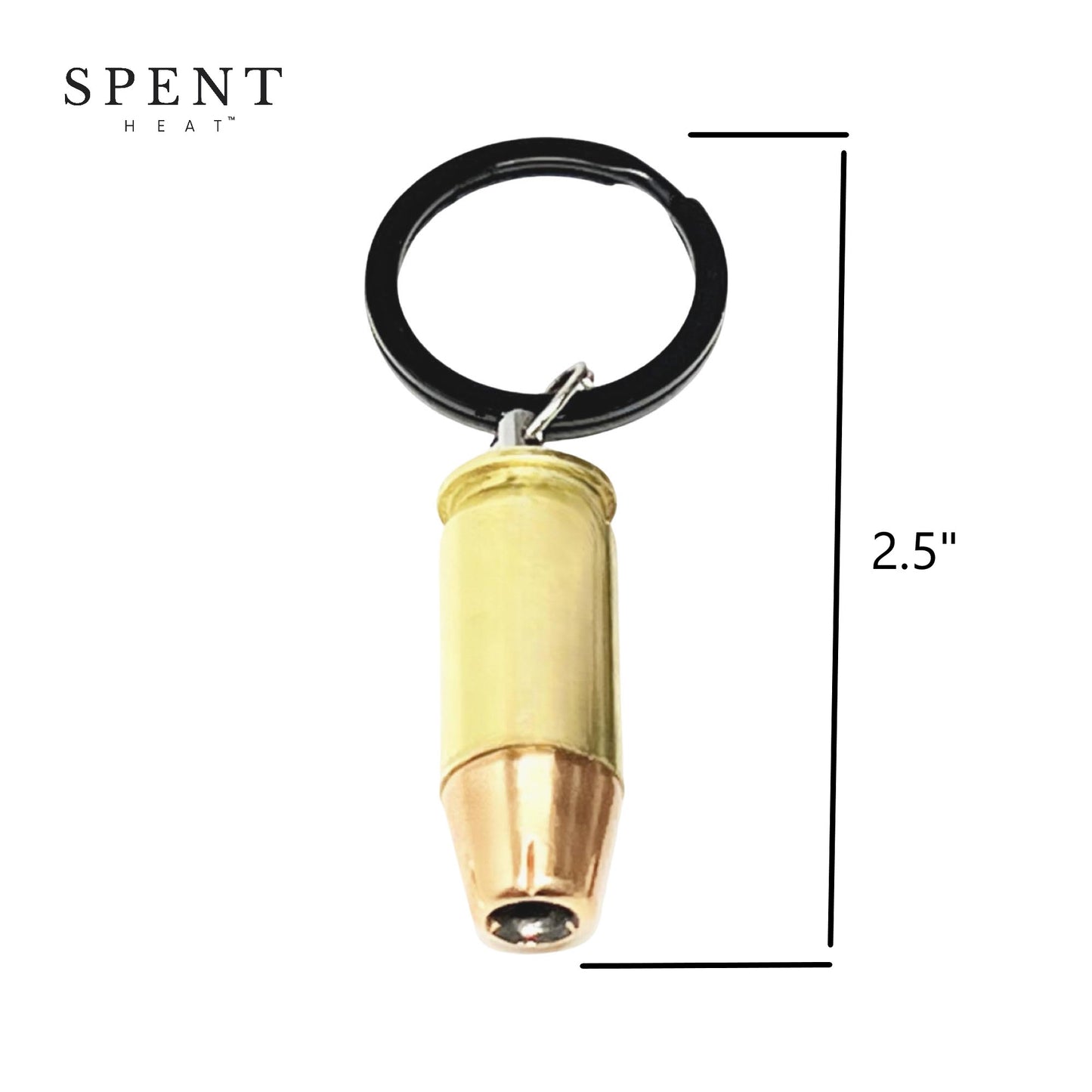 .45 ACP Hollow Point Keychain