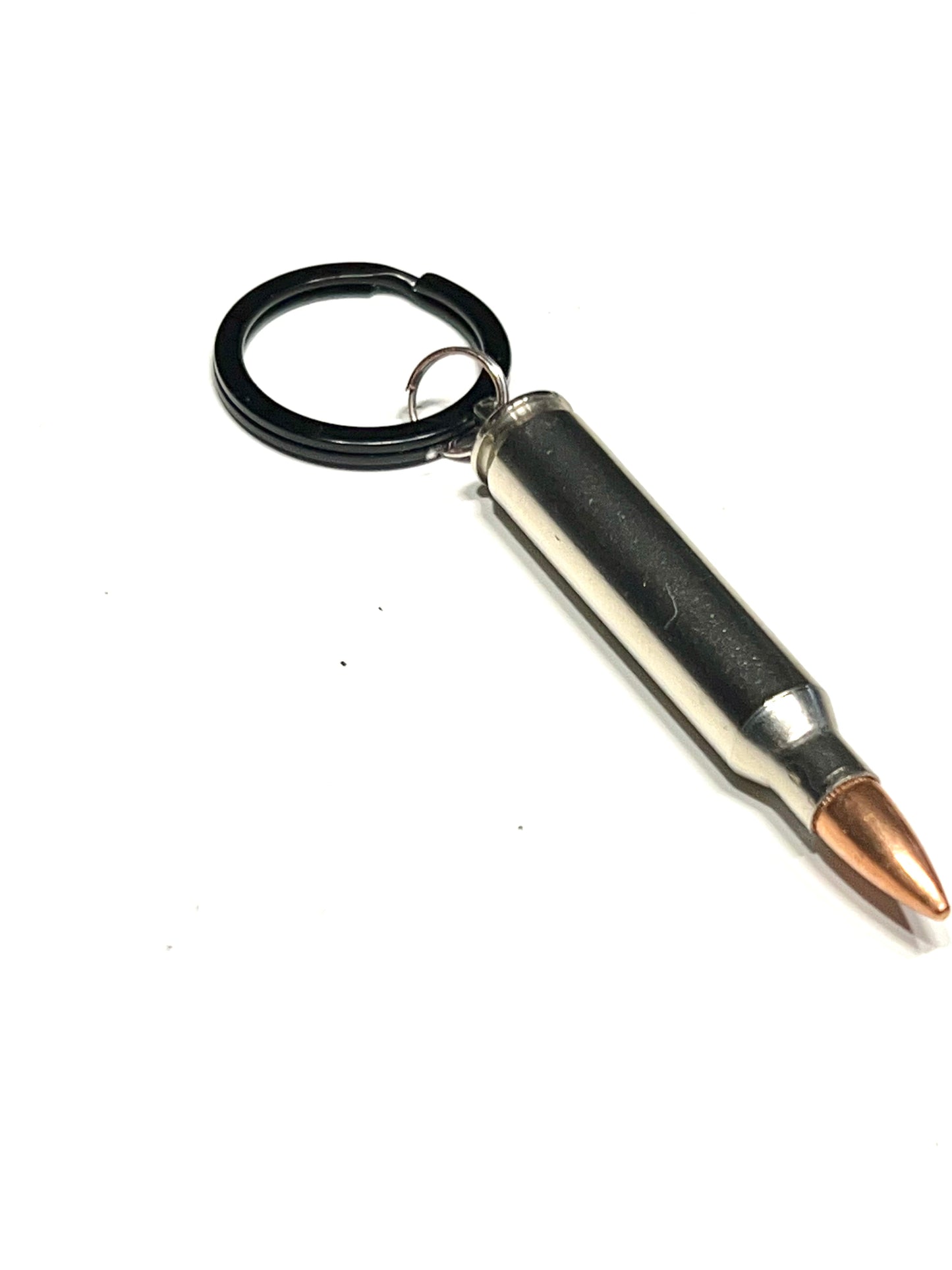 223/5.56 FMJ Nickel Plated Keychain