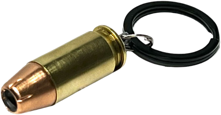 .45 ACP Hollow Point Keychain